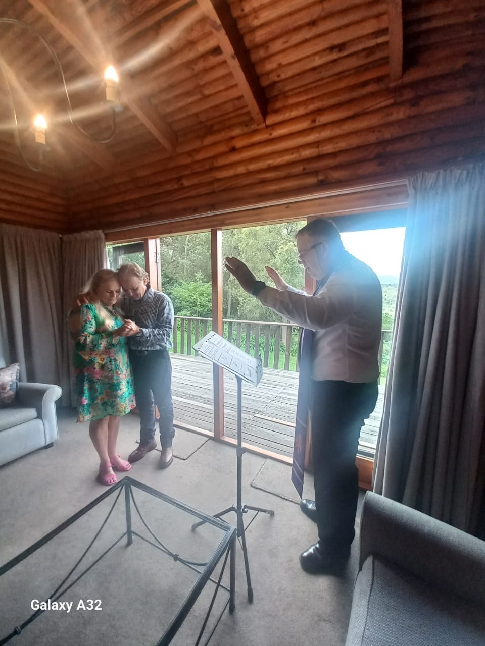 Wedding ceremony by Dr. Gerrit Rademeyer in Philippolis
