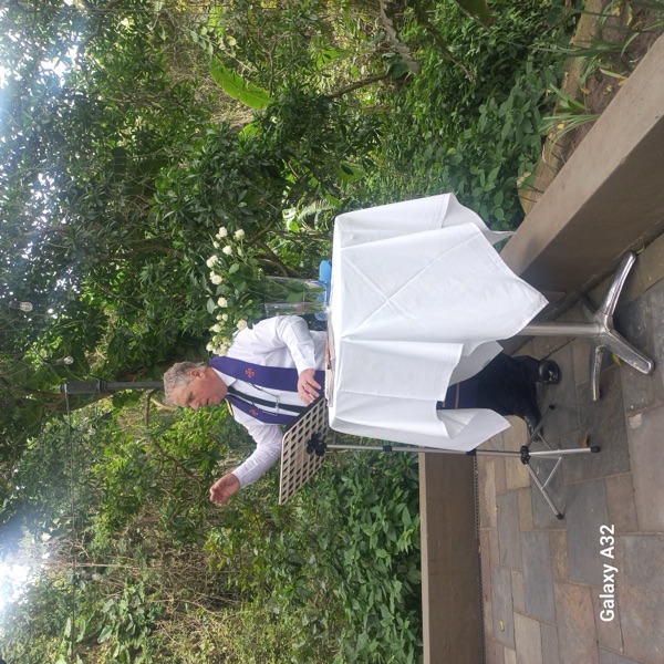 Wedding ceremony by Dr. Gerrit Rademeyer in Philippolis