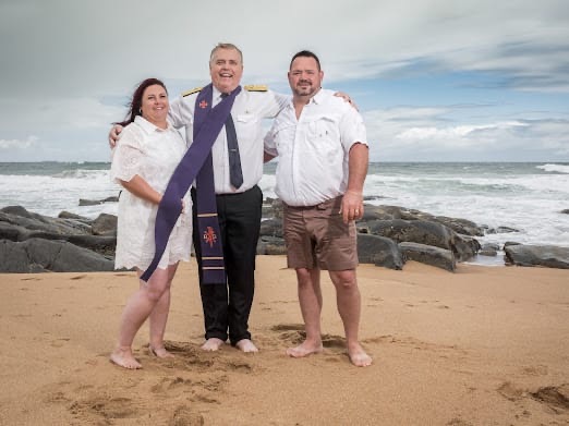 Wedding ceremony by Dr. Gerrit Rademeyer in Philippolis