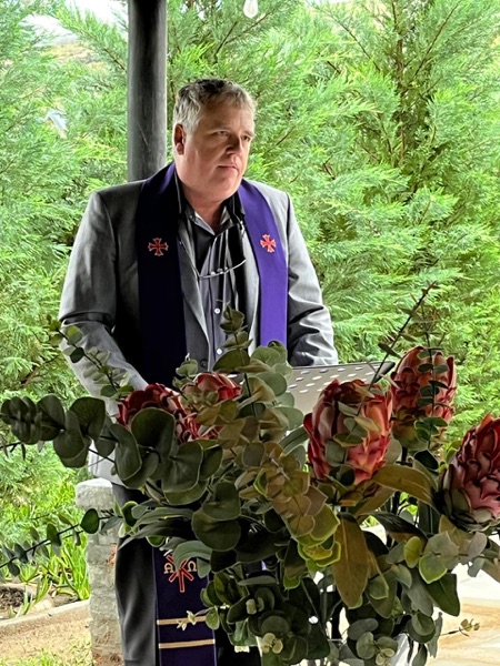 Wedding ceremony by Dr. Gerrit Rademeyer in Philippolis